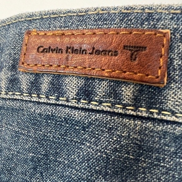 Calvin Klein Jeans Mid Rise Capri Rolled SZ 10 - Picture 5 of 6